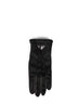Guanti in Re-Nylon e nappa nero
