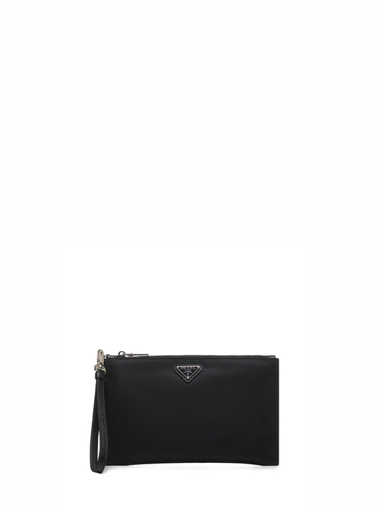 Pouch nera Prada