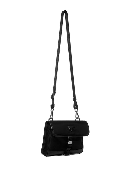 Portacellulare in Re-Nylon e Saffiano nero
