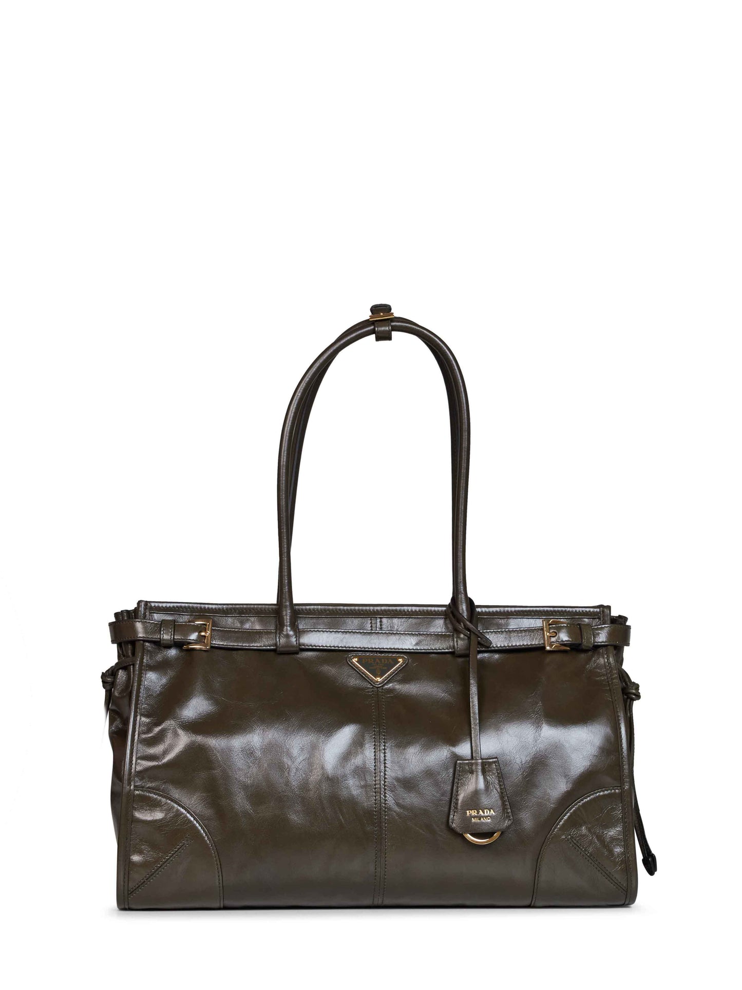Borsa a mano Prada Bonnie large selva