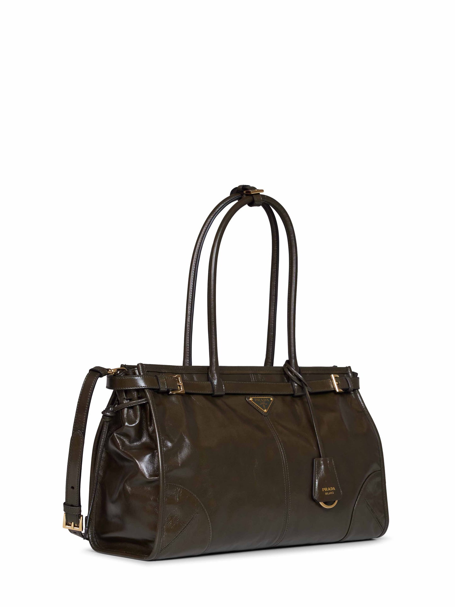 Borsa a mano Prada Bonnie large selva