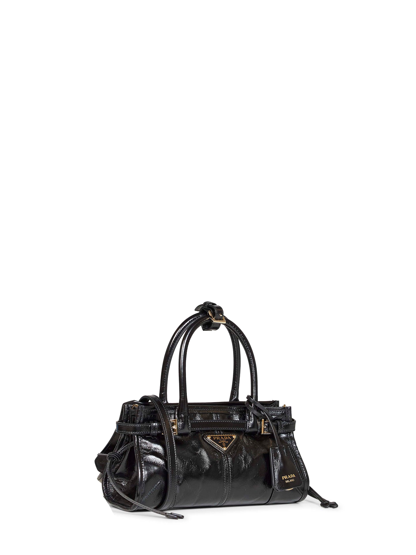 Borsa a mano Prada Bonnie mini nera