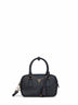 Black top-handle bag with shoulder bag