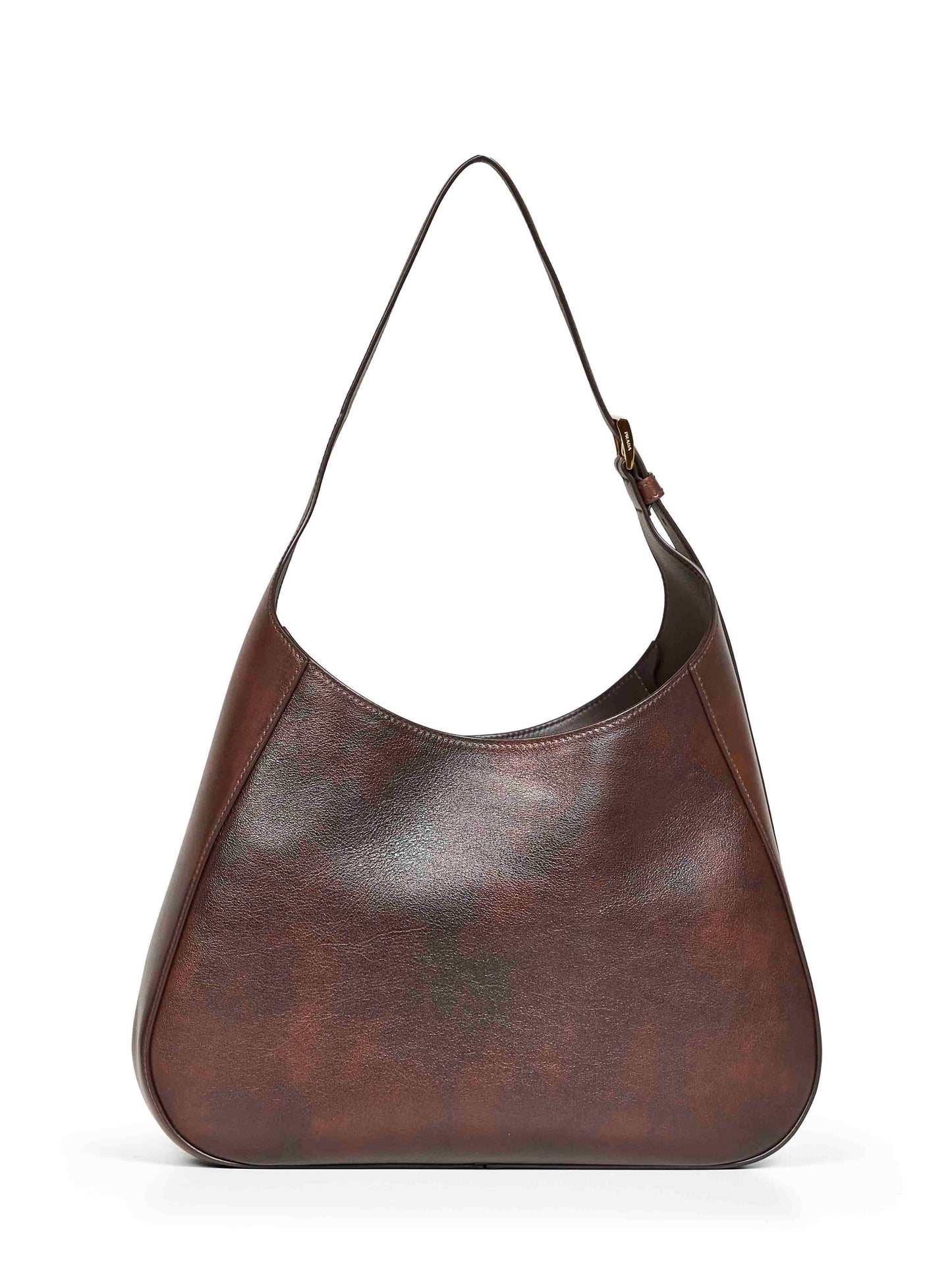 Borsa a spalla Prada Boogie medium cacao