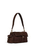 Borsa a spalla Prada Explore medium moro