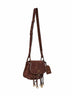 Dark brown Prada Corsaire mini shoulder bag
