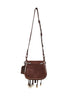 Dark brown Prada Corsaire mini shoulder bag