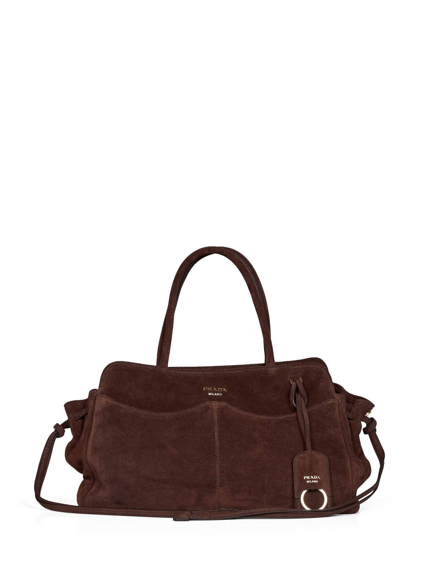 Borsa a mano Prada Allusion large moro