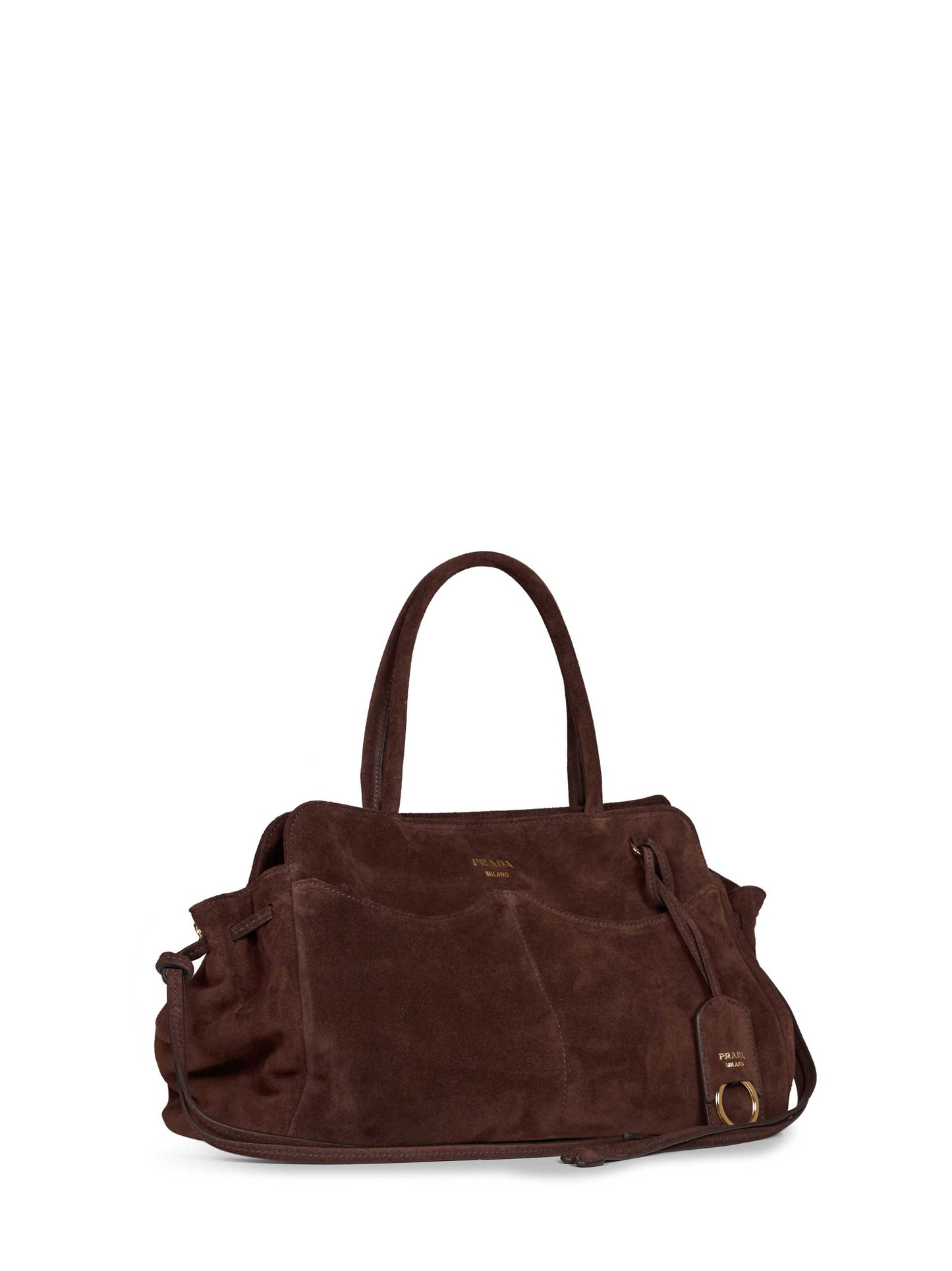 Borsa a mano Prada Allusion large moro