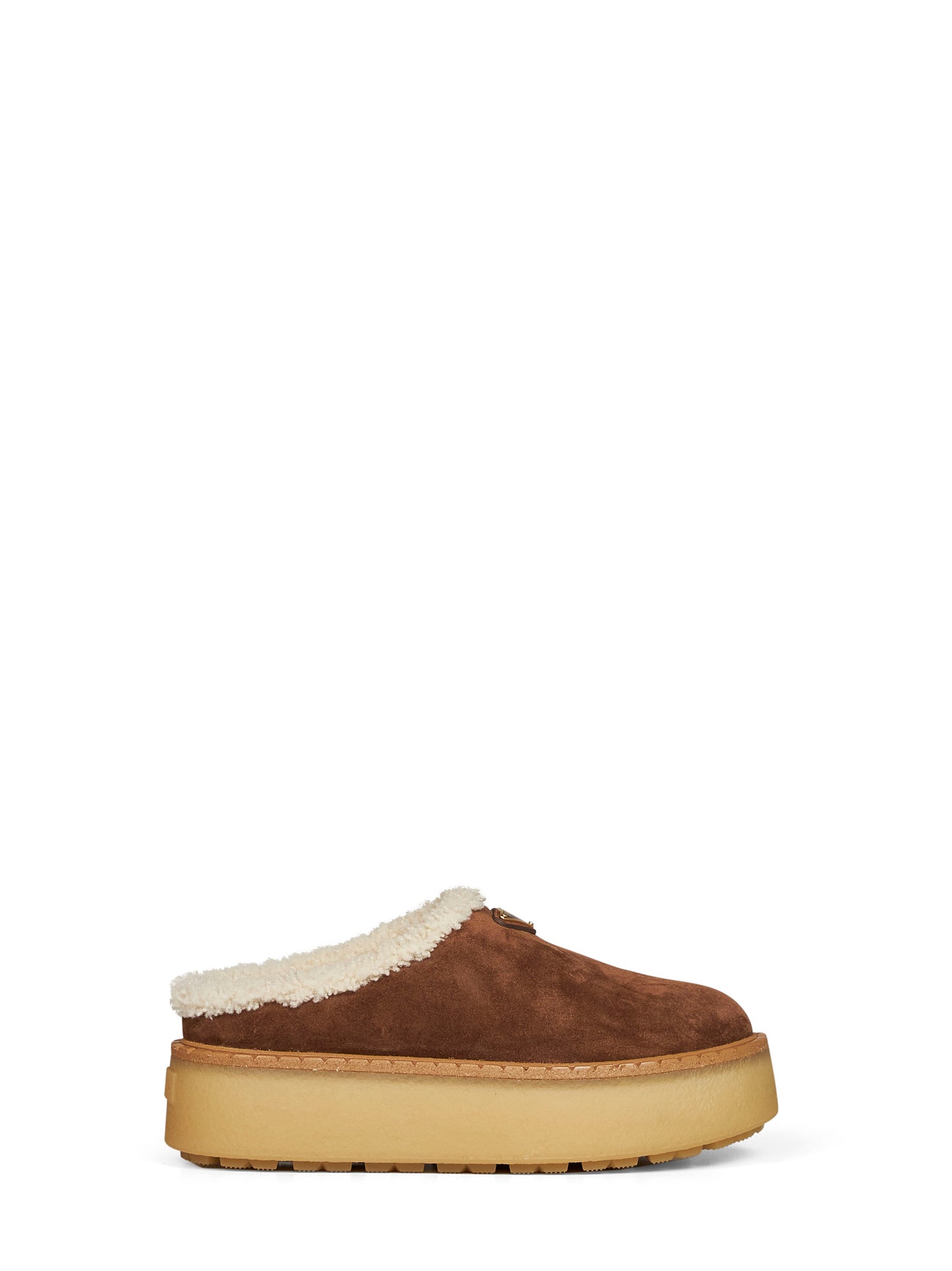 Cocoa suede slippers