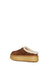 Cocoa suede slippers
