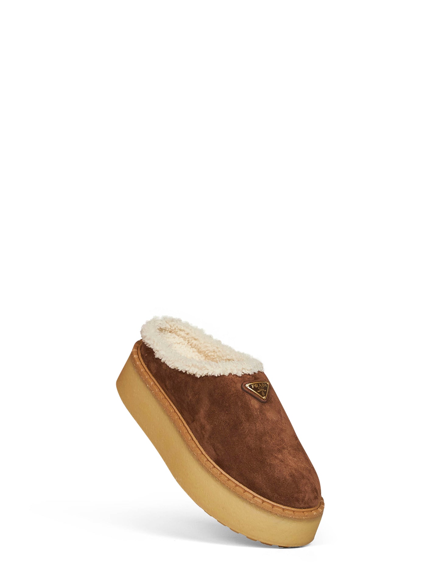 Cocoa suede slippers