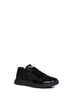 Sneakers Prax 01 in Re-Nylon e pelle spazzolata nera