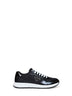 Black Re-Nylon and brushed leather Prax 01 sneakers