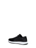 Black Re-Nylon and brushed leather Prax 01 sneakers