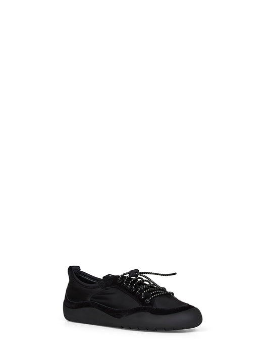 Black Re-Nylon and suede Speedrock sneakers