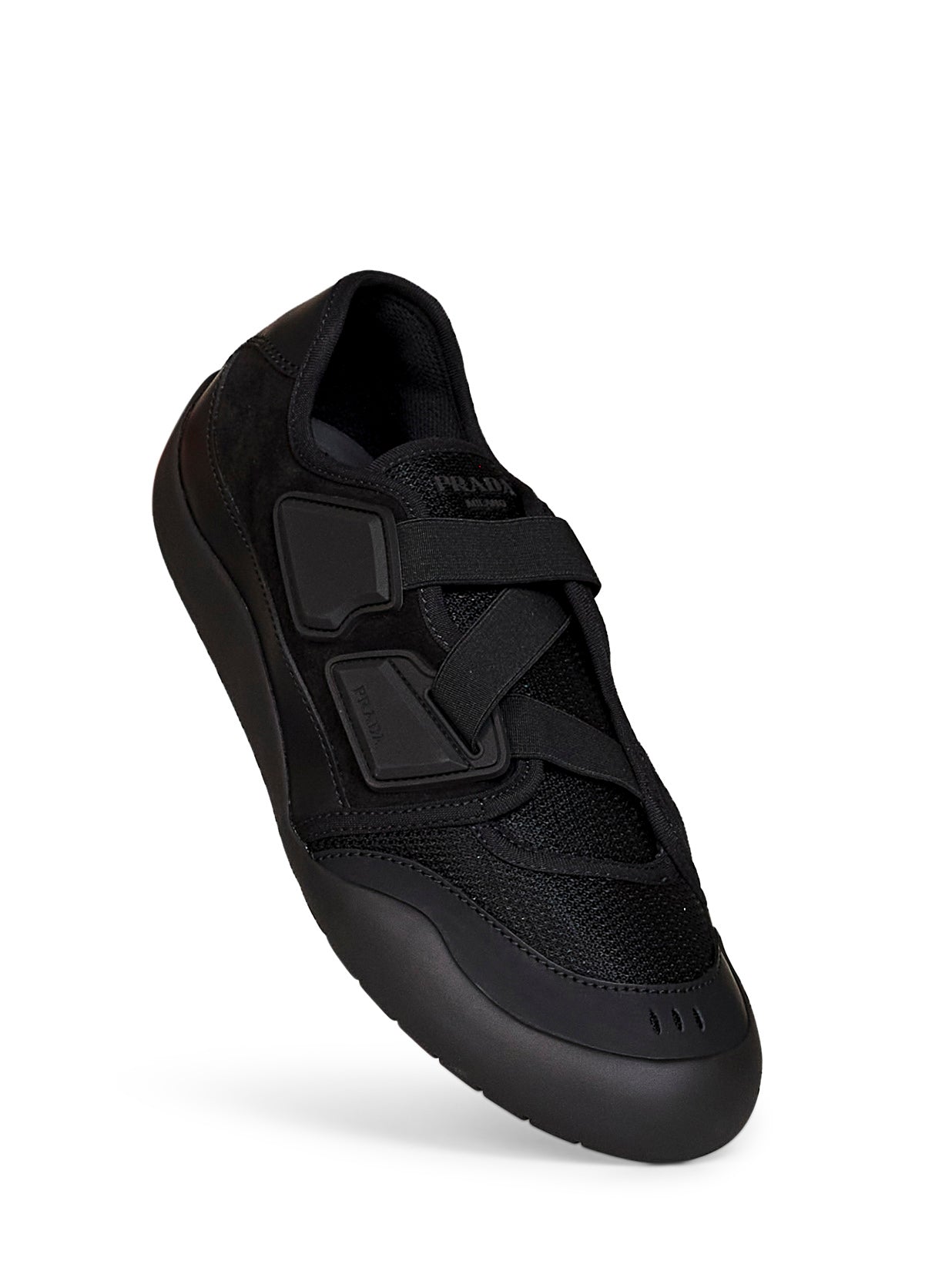 Sneakers Speedrock in pelle e tessuto rete nero