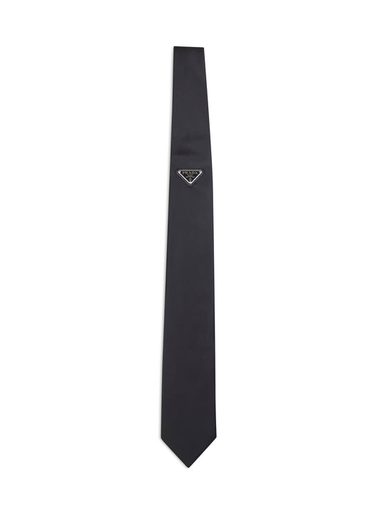 Black Re-Nylon tie