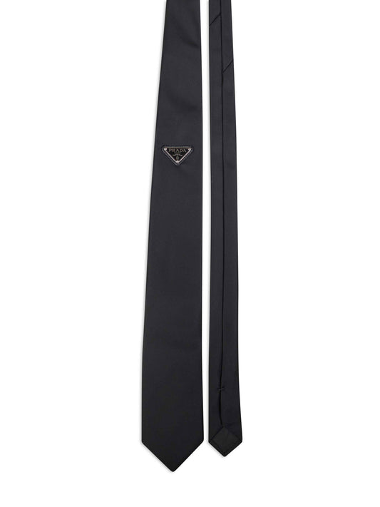 Black Re-Nylon tie
