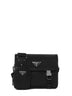 Logo-plaque Re-nylon satchel bag