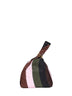 Khaki and pink Emilio printed pouch
