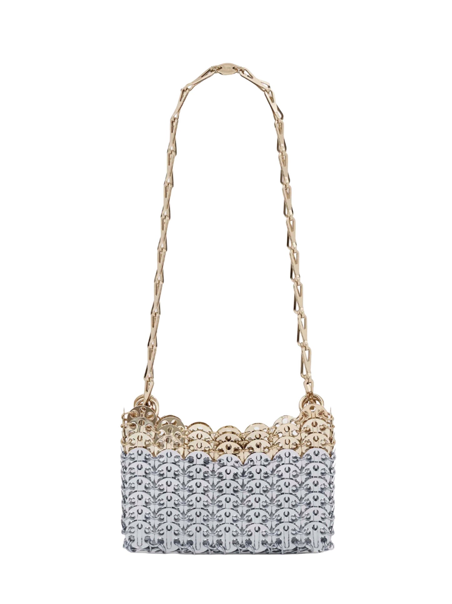 Borsa Iconic Nano 1969 Skyline in argento e oro<BR/>