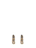Silver and gold Small Punk XL Link earrings