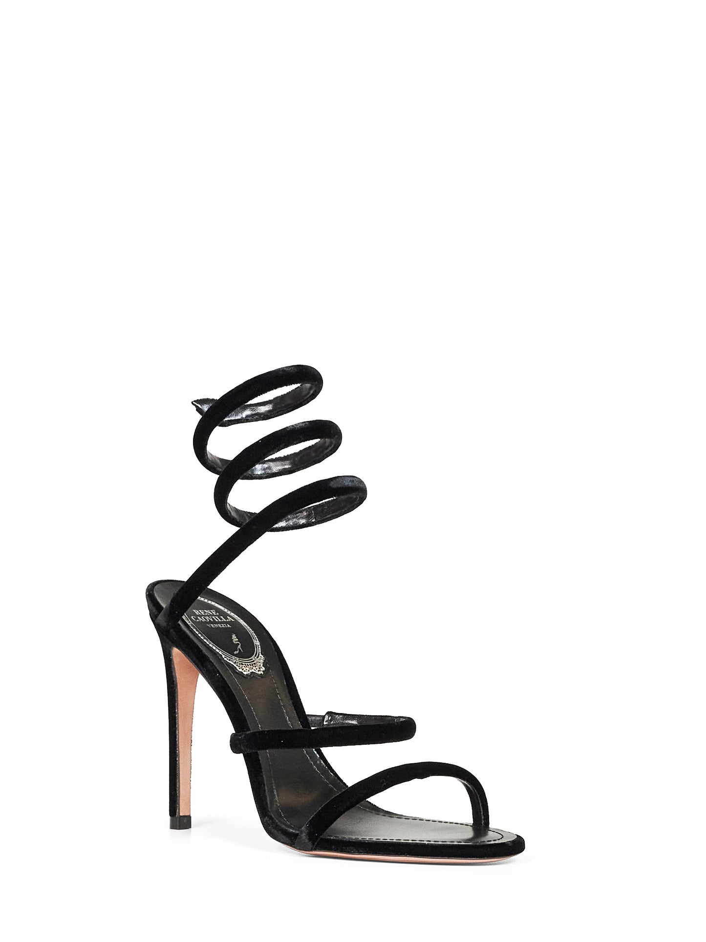Sandali Cleo 105 in velluto nero
