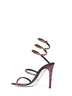 Black Swarovski crystal-embellished Cleo 105 sandals