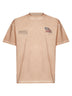 T-shirt Eagle in jersey di cotone sabbia