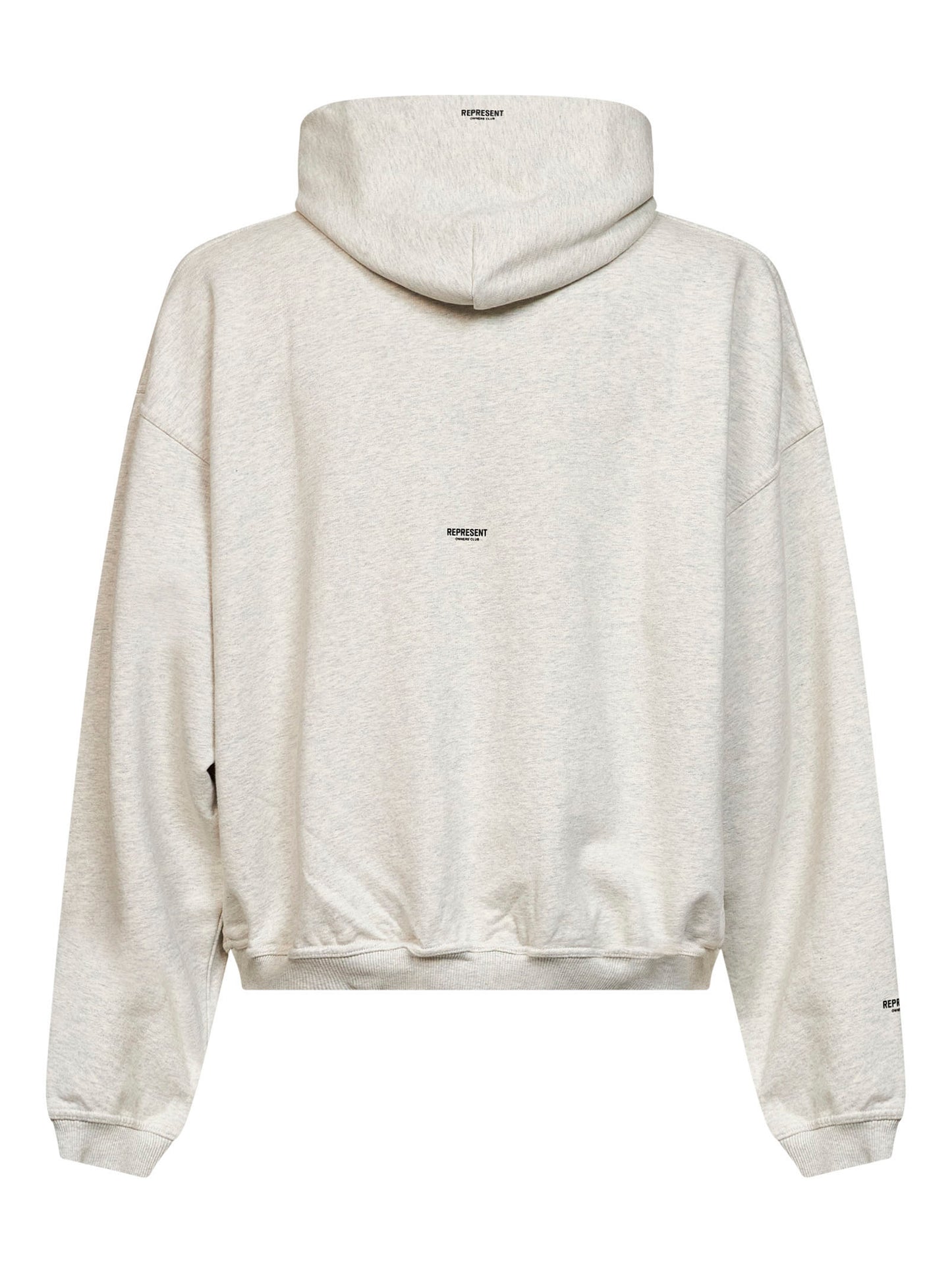 Cream cotton Micro Owners Club hoodie