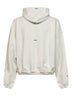 Cream cotton Micro Owners Club hoodie
