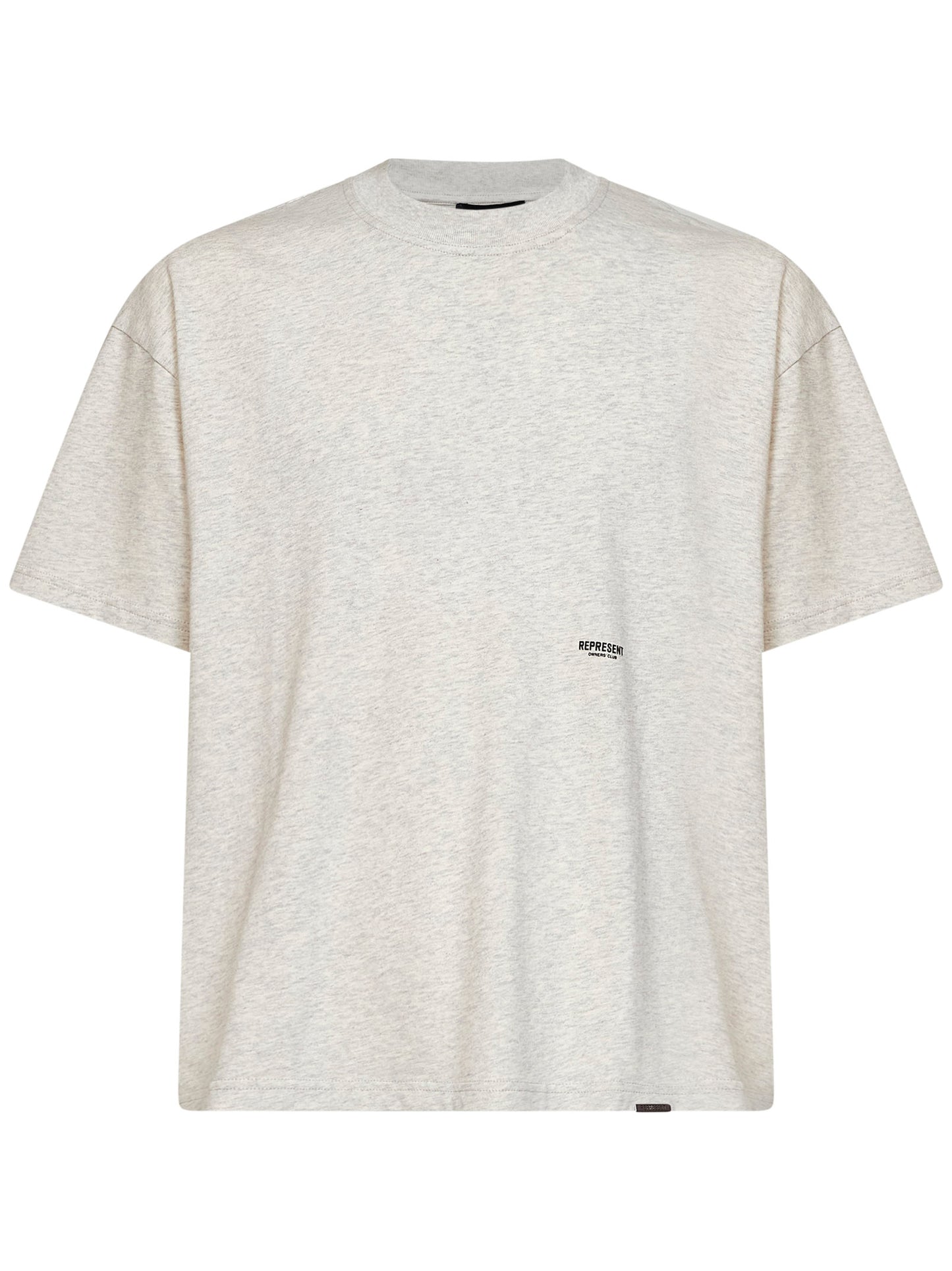T-shirt Micro Owners Club in cotone crema