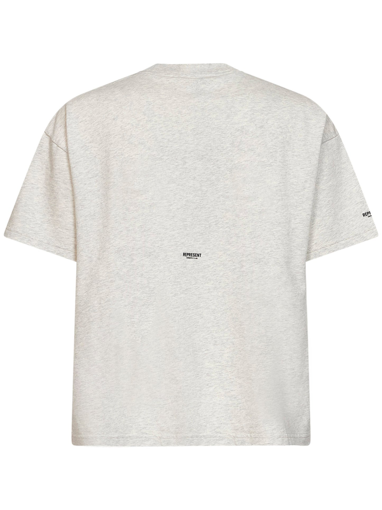 T-shirt Micro Owners Club in cotone crema