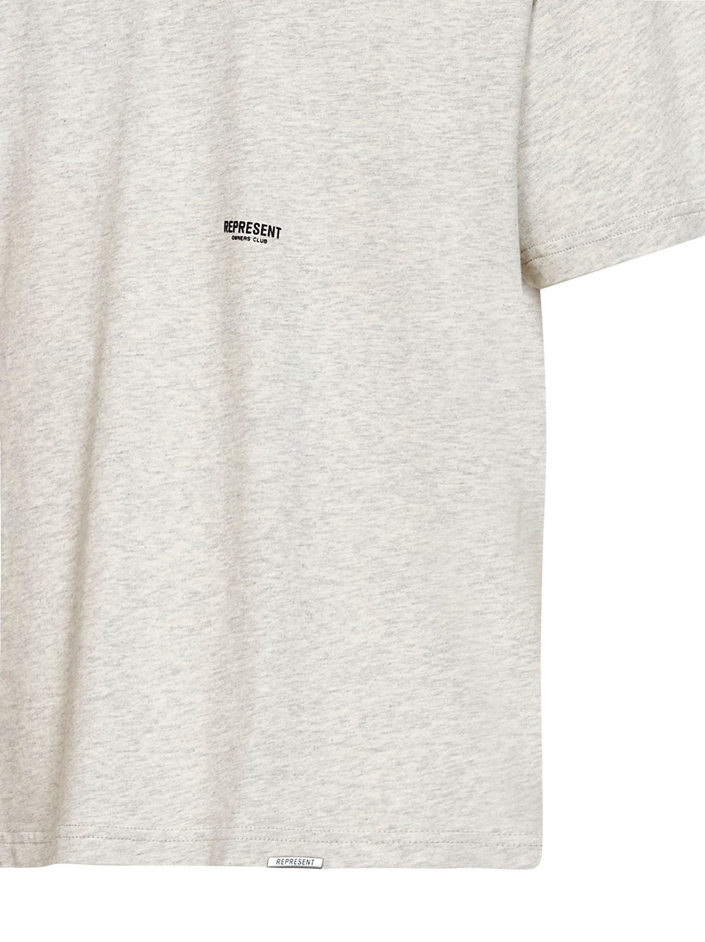 T-shirt Micro Owners Club in cotone crema