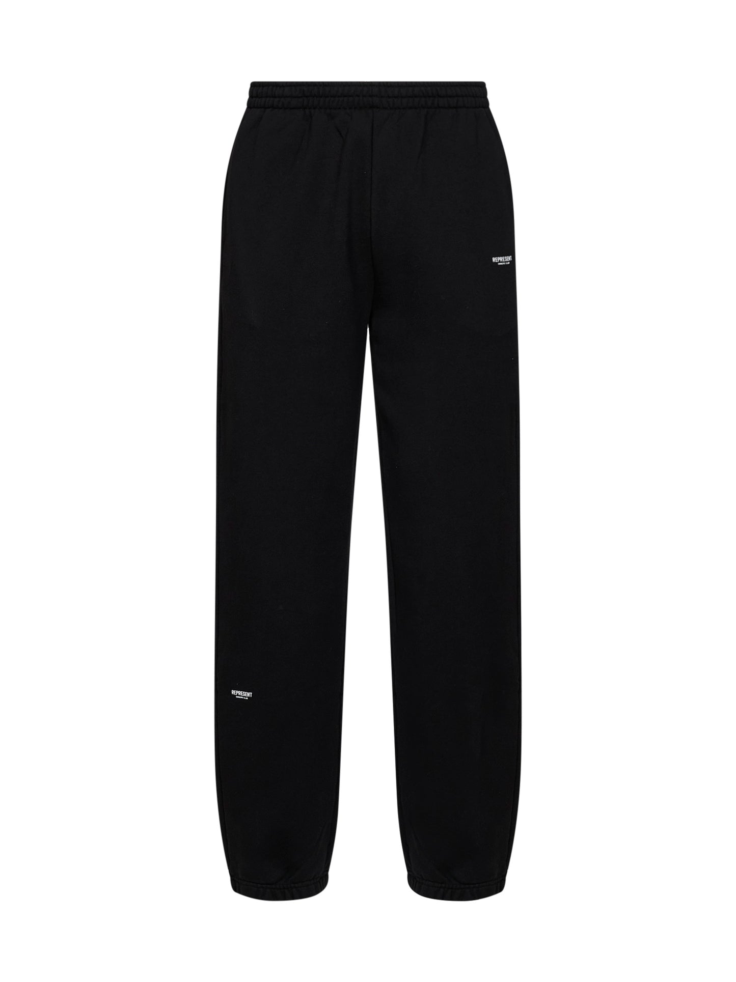 Black cotton Micro Owners Club sweatpants