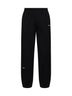 Black cotton Micro Owners Club sweatpants