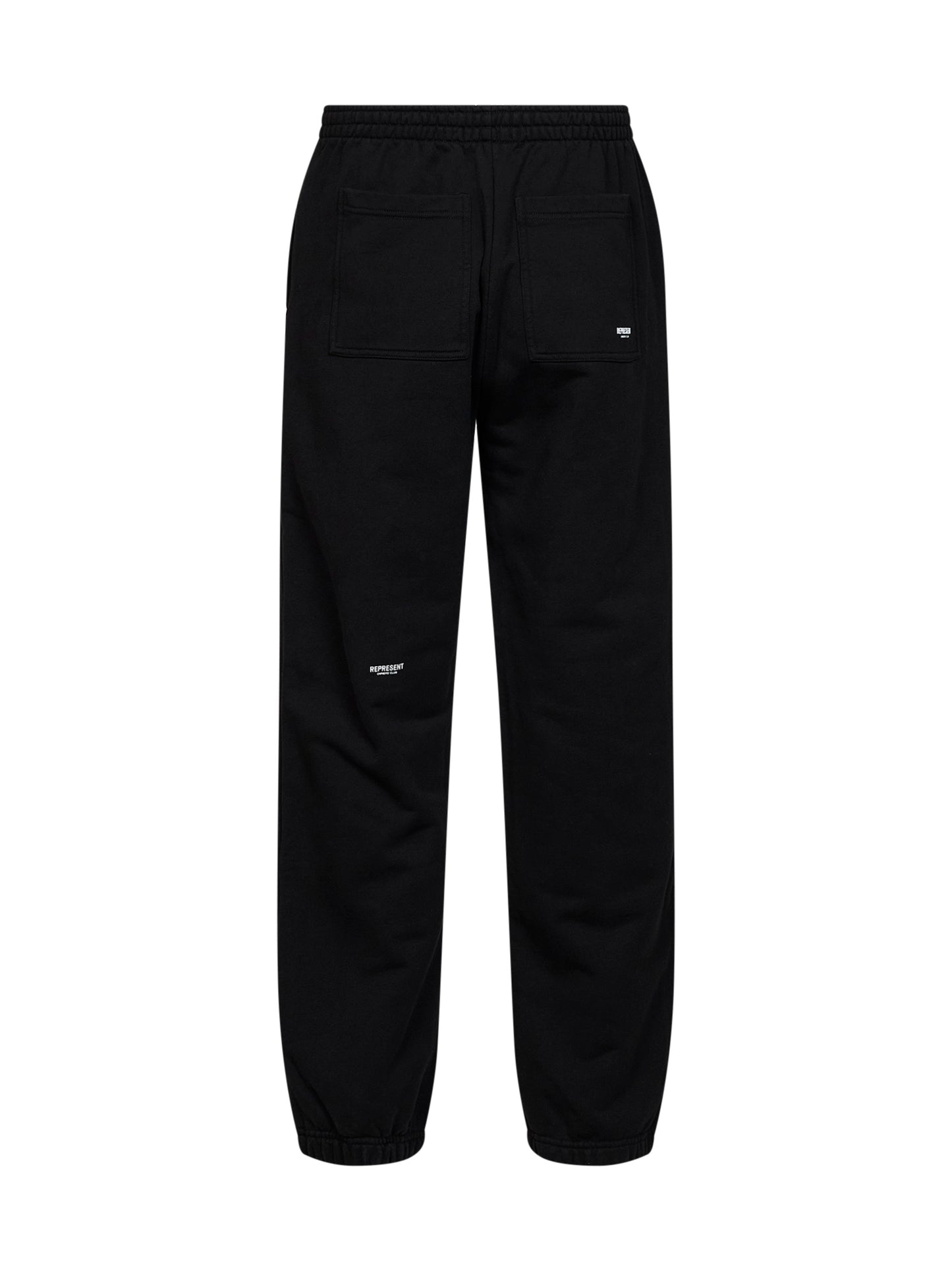 Black cotton Micro Owners Club sweatpants