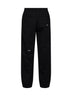 Black cotton Micro Owners Club sweatpants