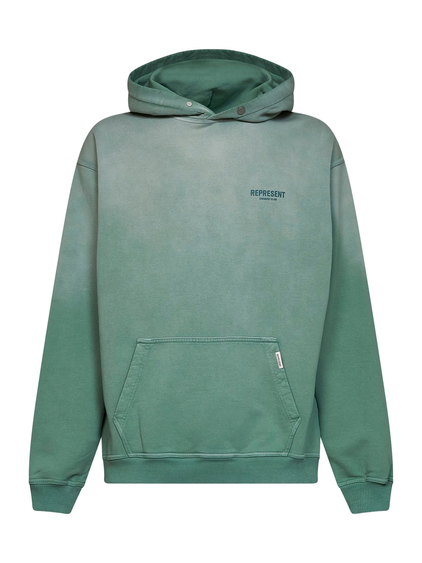Washed aloe Represent Owners Club hoodie<BR/>