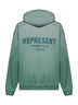 Washed aloe Represent Owners Club hoodie<BR/>