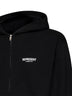 Felpa con zip e cappuccio Represent Owners Club nera