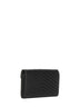 Pochette con catena cassandre classica in pelle grain de poudre
