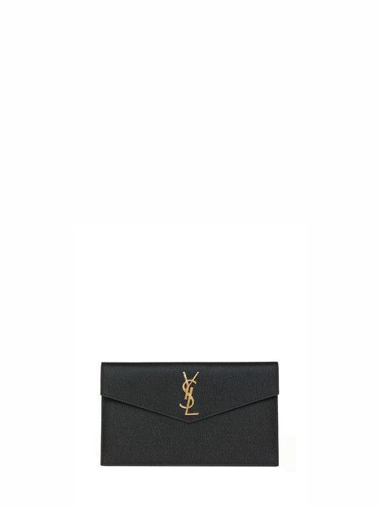 UPTOWN pouch in grain de poudre embossed leather