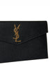 UPTOWN pouch in grain de poudre embossed leather