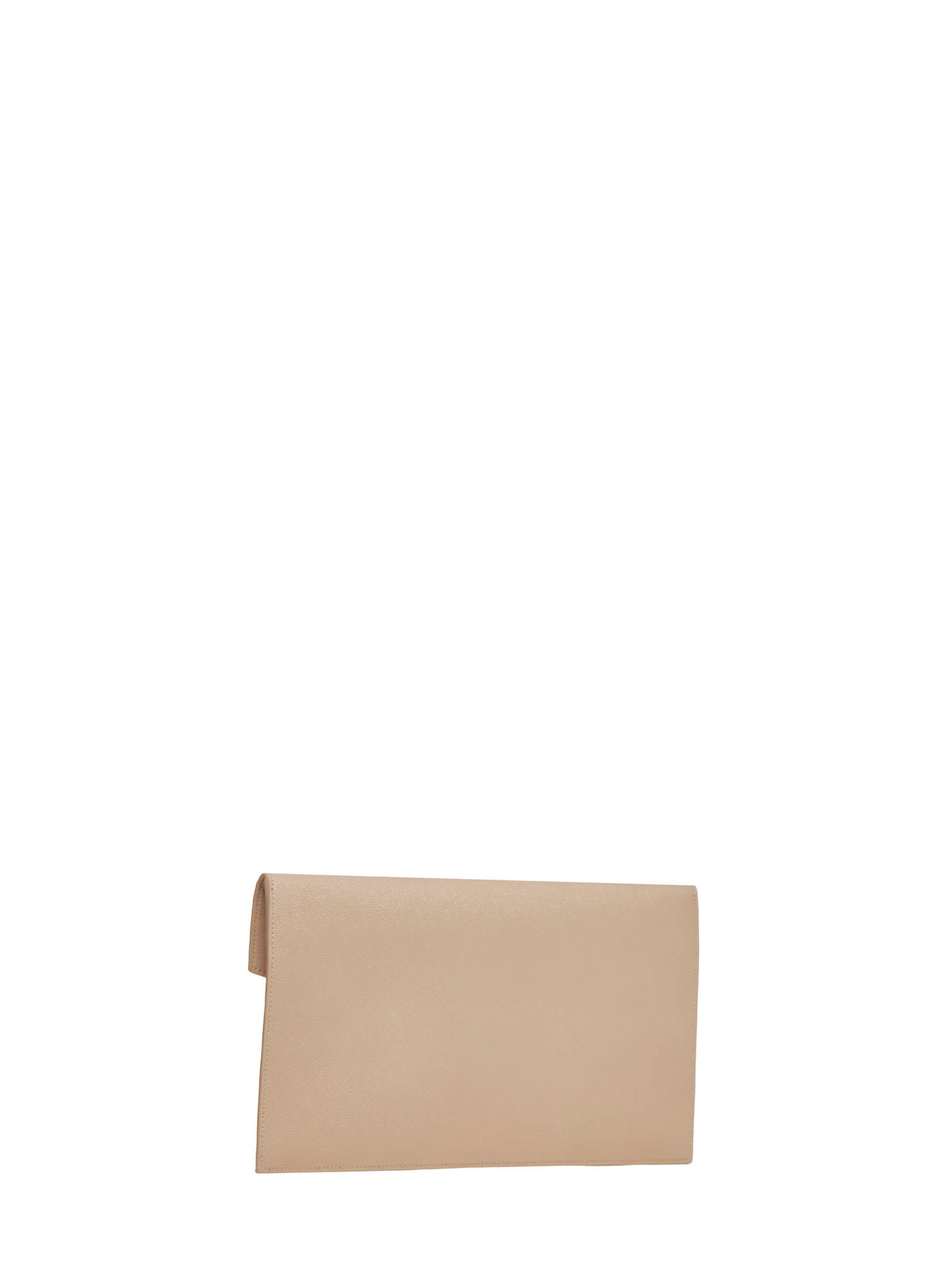 UPTOWN clutch in grain de poudre embossed leather