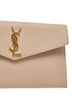 UPTOWN clutch in grain de poudre embossed leather