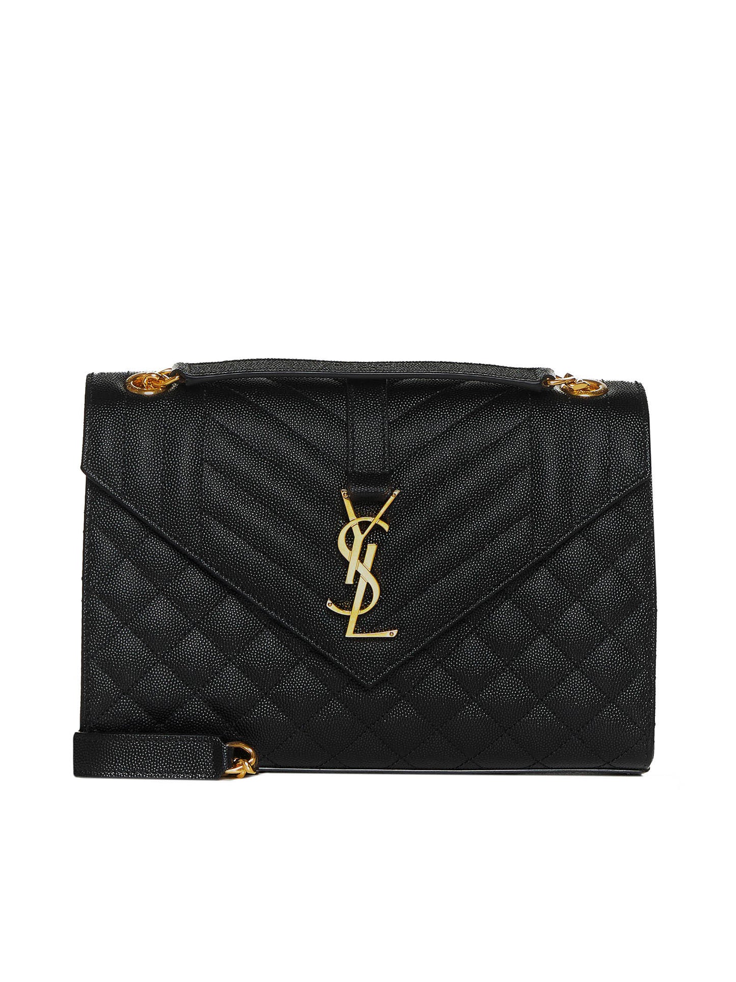 Envelope quilted leather medium bag