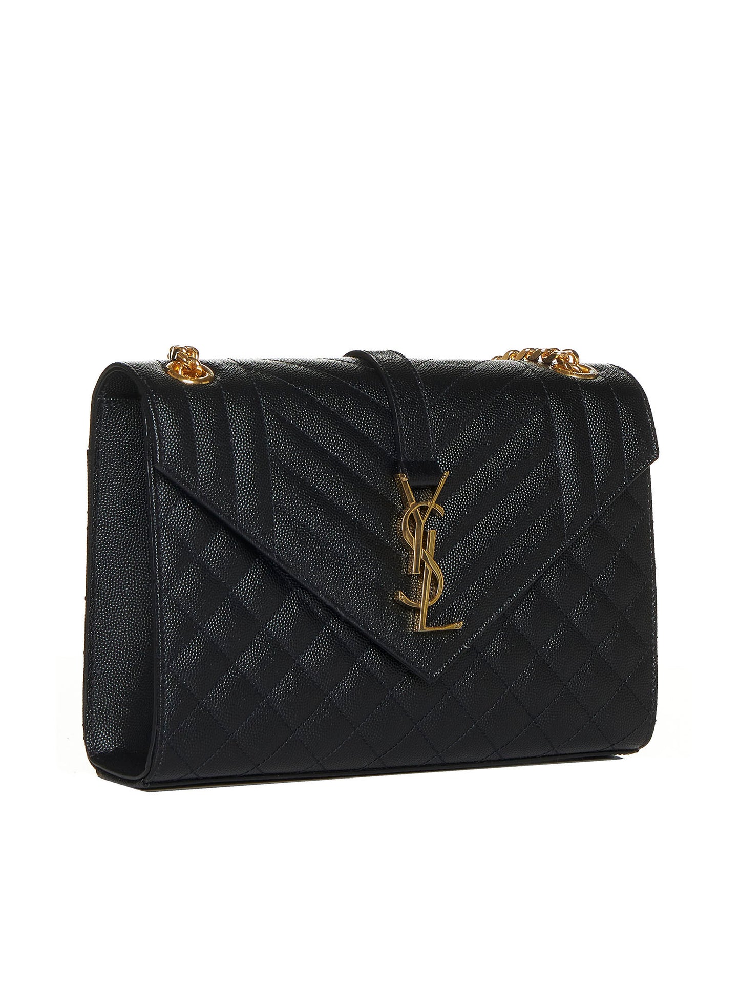 Envelope quilted leather medium bag