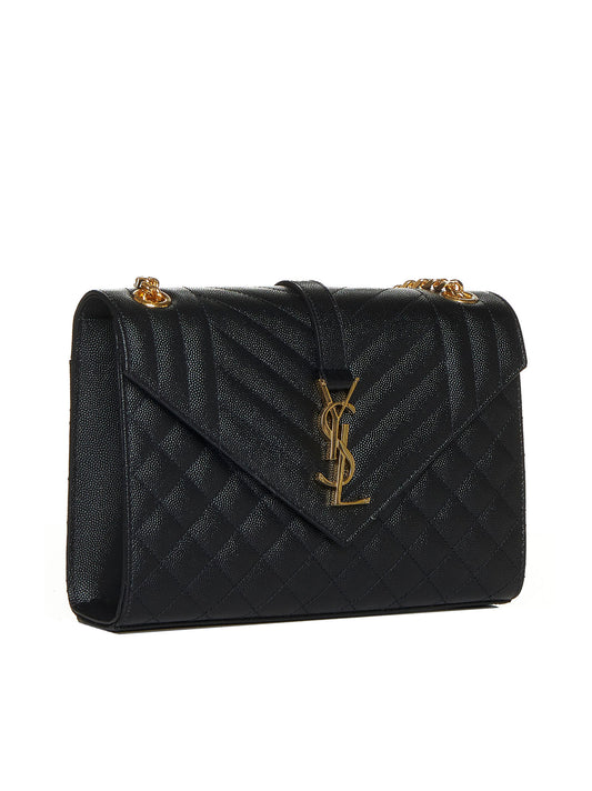 Borsa Envelope media in pelle trapuntata